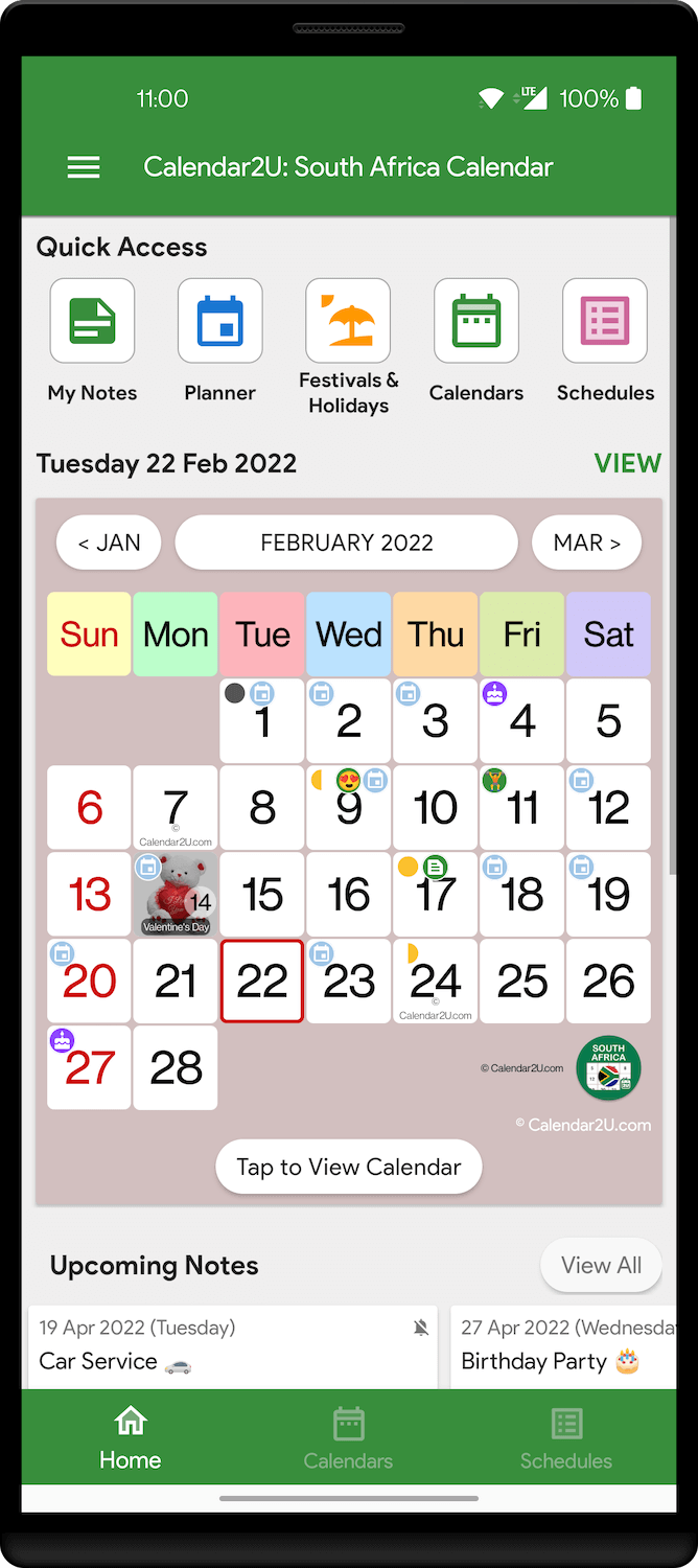 Calendar App