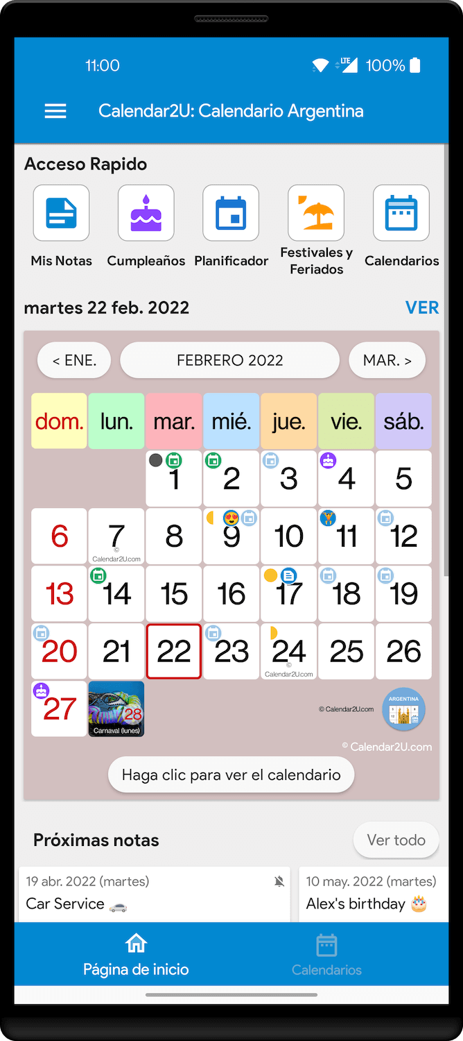 Calendar App