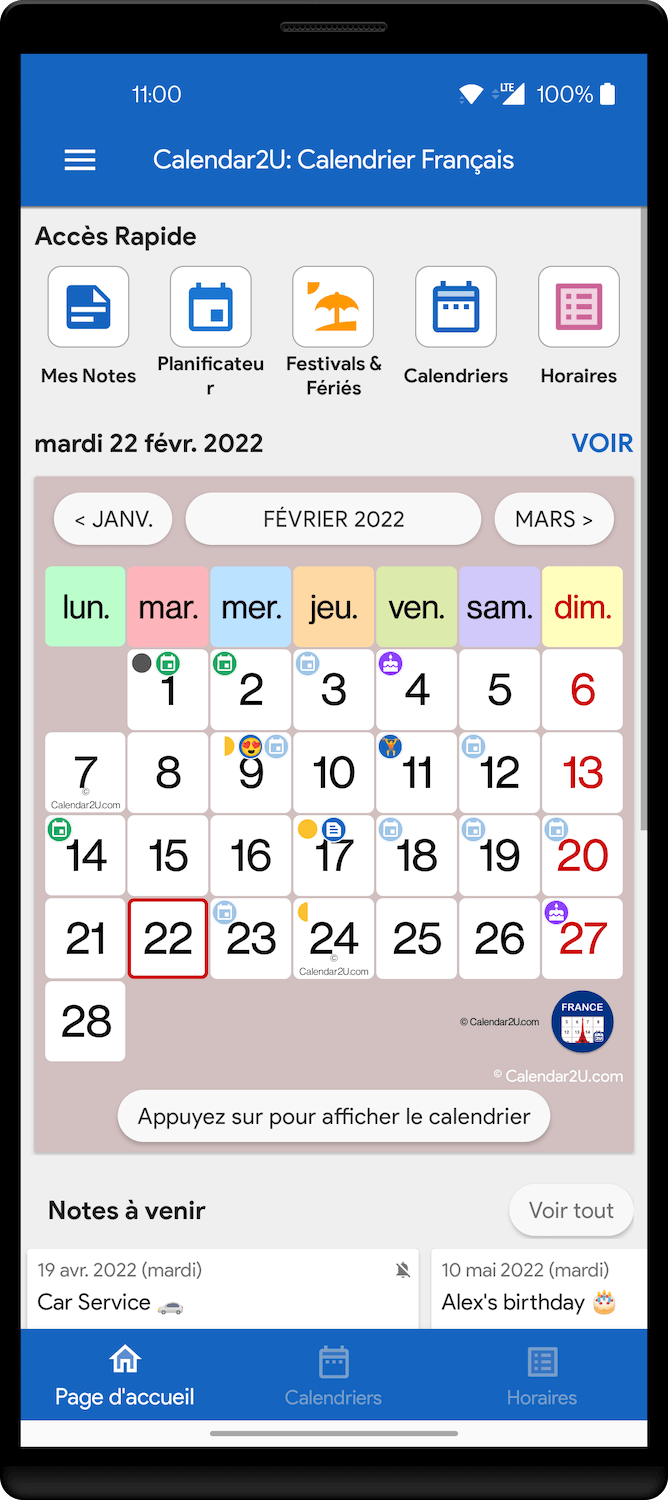 Calendar App